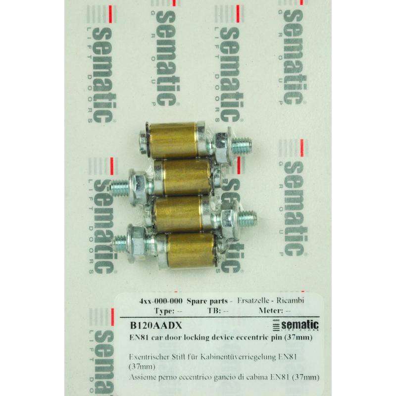 BL-B120AADX | 4 X EN81 CAR DOOR LOCKING DEVICE ECCENTRIC PIN (37MM) BL-B120AADX | 4 X EN81 CAR DOOR LOCKING DEVICE ECCENTRIC PIN (37MM)