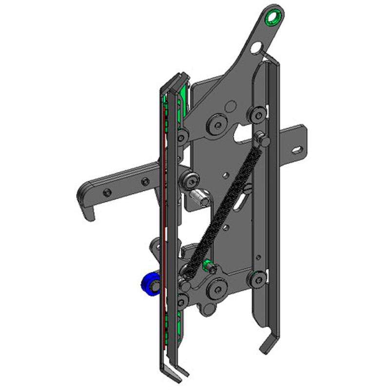 BL-B152ACKX02 | 1 X REINFORCED EXPANSION SKATE WITH CAR DOOR LOCKING DEVICE EN81-1/2 K2-4-6Z RIGHT HAND BL-B152ACKX02 | 1 X REINFORCED EXPANSION SKATE WITH CAR DOOR LOCKING DEVICE EN81-1/2 K2-4-6Z RIGHT HAND