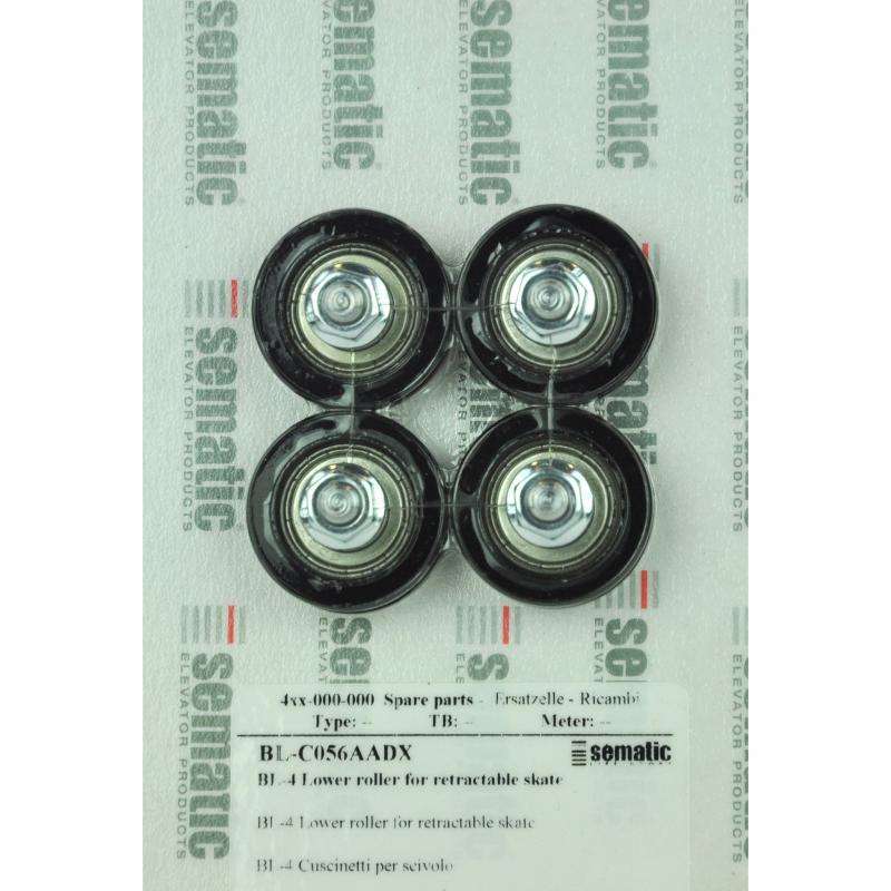 BL-C056AADX | 4 X LOWER ROLLER FOR RETRACTABLE SKATE (WITHOUT ECCENTRIC), D.30MM (EXTERNAL) BL-C056AADX | 4 X LOWER ROLLER FOR RETRACTABLE SKATE (WITHOUT ECCENTRIC), D.30MM (EXTERNAL)