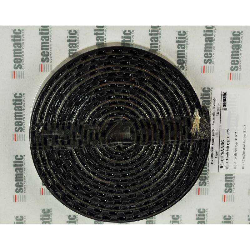 BL-C076AABG-10000 | 1 X TOOTHED BELT H075 FOR CAR DOOR OPERATOR (ONLY FOR F28-F29) (L=2490MM) BL-C076AABG-10000 | 1 X TOOTHED BELT H075 FOR CAR DOOR OPERATOR (ONLY FOR F28-F29) (L=2490MM)