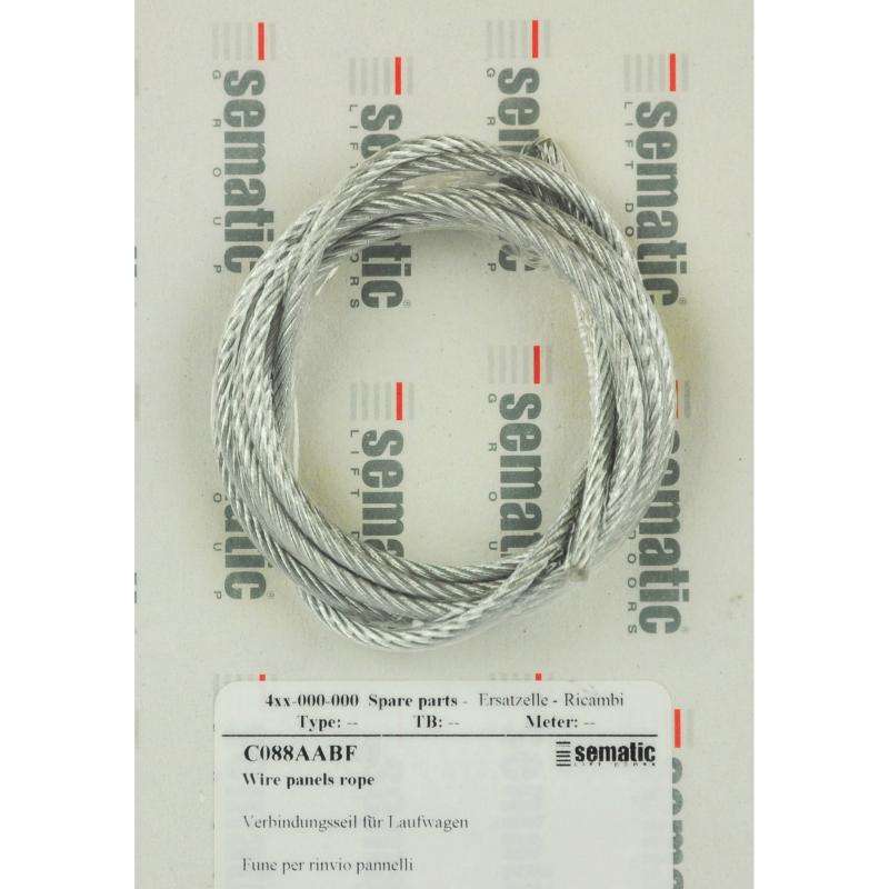 BL-C088AABF-3000 | 1 X CARRIAGES INTERLINK ROPE D.3MM (L=3000MM) BL-C088AABF-3000 | 1 X CARRIAGES INTERLINK ROPE D.3MM (L=3000MM)
