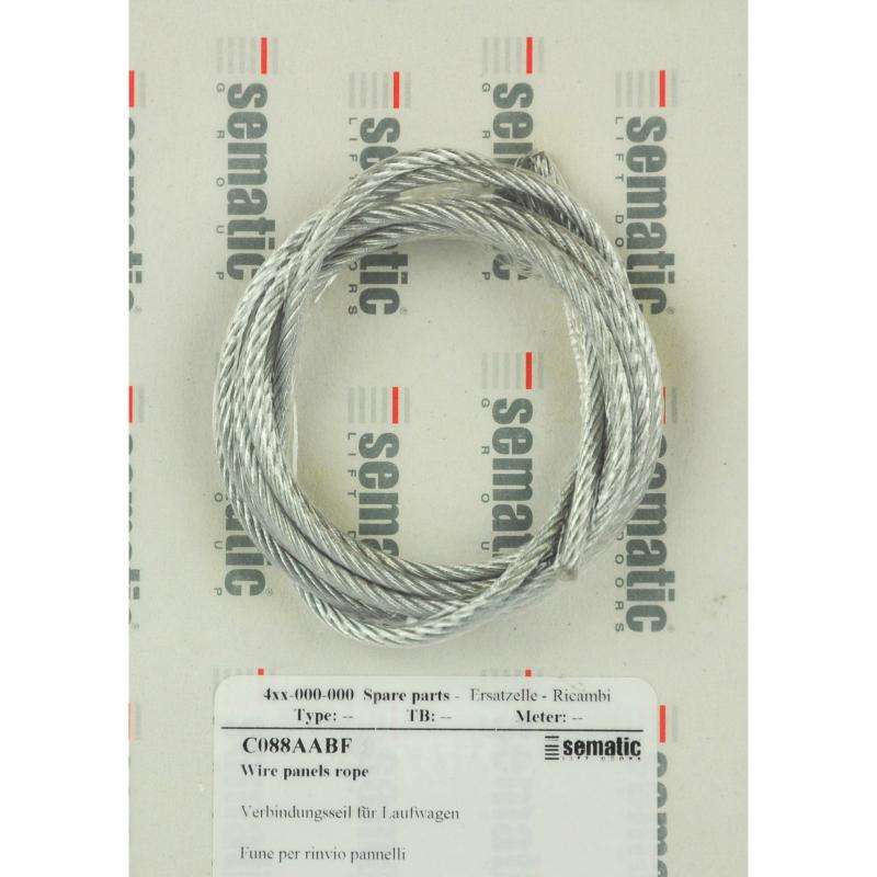 BL-C088AABF11 | 1 X CARRIAGES INTERLINK ROPE D.3MM (L=1125MM) BL-C088AABF11 | 1 X CARRIAGES INTERLINK ROPE D.3MM (L=1125MM)