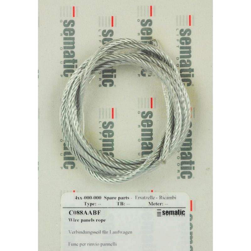 BL-C088AABF42 | 1 X CARRIAGES INTERLINK ROPE D.3MM (L=2025MM) BL-C088AABF42 | 1 X CARRIAGES INTERLINK ROPE D.3MM (L=2025MM)