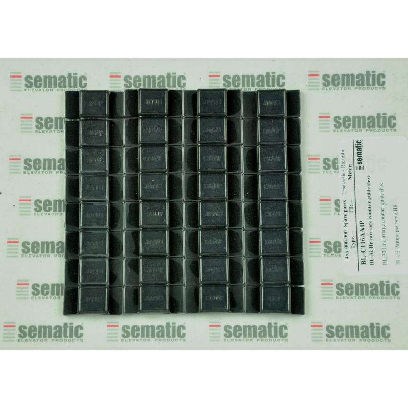 BL-C116AAIP | 32 X CARRIAGE COUNTER GUIDE SHOE BL-C116AAIP | 32 X CARRIAGE COUNTER GUIDE SHOE