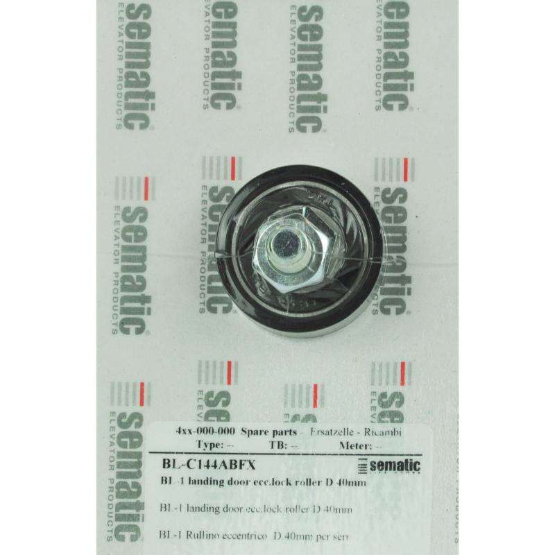 BL-C144ABFX | 1 X ECCENTRIC LANDING DOOR LOCK ROLLER D.40MM (EXTERNAL) WITH BALL BEARING BL-C144ABFX | 1 X ECCENTRIC LANDING DOOR LOCK ROLLER D.40MM (EXTERNAL) WITH BALL BEARING