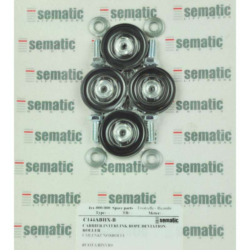 BL-C144ABHX | 4 X SINGLE-GROOVE ROLLERS FOR LINKING ROPE. DIAMETER 32MM BL-C144ABHX | 4 X SINGLE-GROOVE ROLLERS FOR LINKING ROPE. DIAMETER 32MM