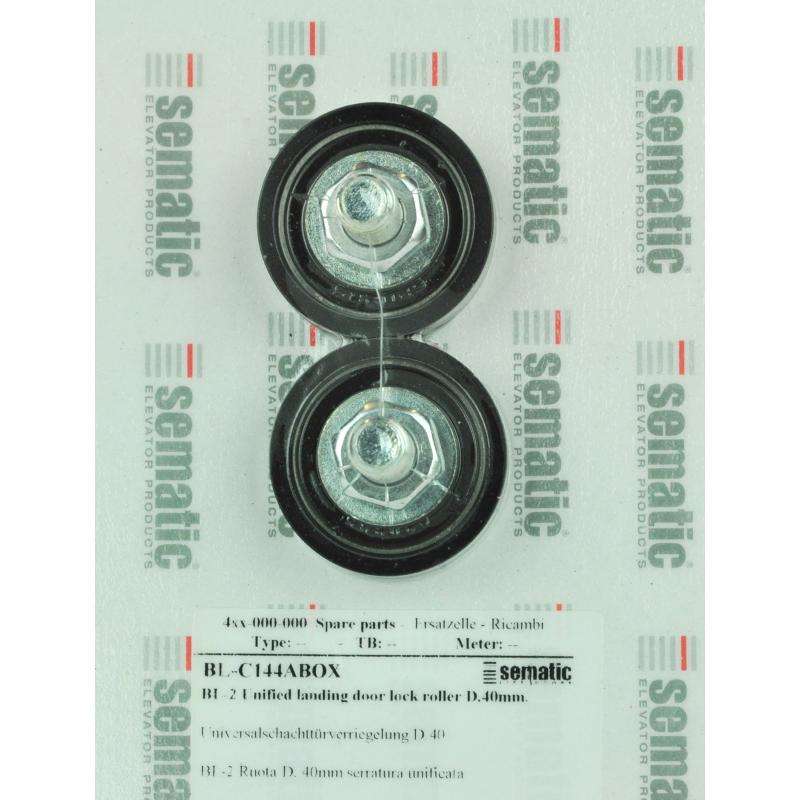 BL-C144ABOX | 2 X UNIFIED LANDING DOOR LOCK ROLLER D.40MM BL-C144ABOX | 2 X UNIFIED LANDING DOOR LOCK ROLLER D.40MM