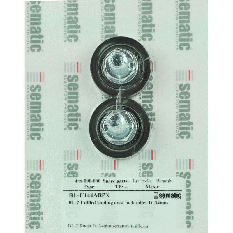 BL-C144ABPX | 2 X UNIFIED LANDING DOOR LOCK ROLLER D.34MM (EXTERNAL) BL-C144ABPX | 2 X UNIFIED LANDING DOOR LOCK ROLLER D.34MM (EXTERNAL)