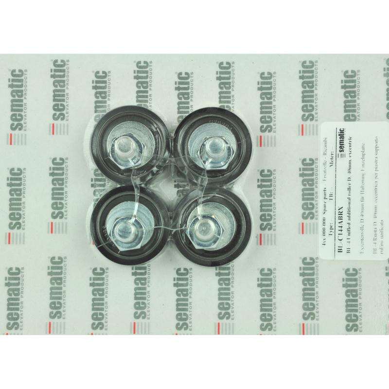 BL-C144ABRX | 4 X EXCENTRIC ROLLER FOR UNIFIED SUPPORT PLATE D.40MM (EXTERNAL) BL-C144ABRX | 4 X EXCENTRIC ROLLER FOR UNIFIED SUPPORT PLATE D.40MM (EXTERNAL)